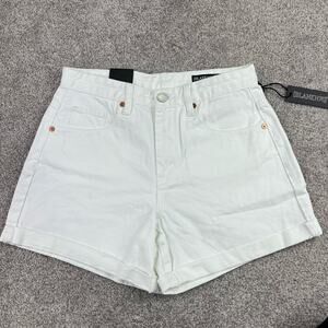 NEW with tags BlankNYC The Perry Mom Short White jean shorts size 27